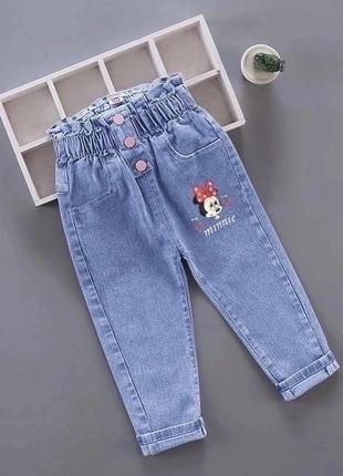 Дитячі джинси на дівчинку5 фото