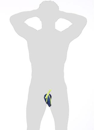 Мужское белье дожжи, мужские трусы, карман для пениса, светло-синий