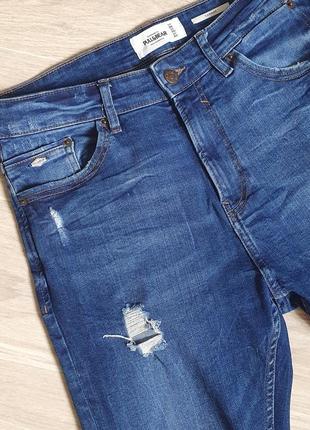 Мужские темно-синие джинсы pull &amp; bear