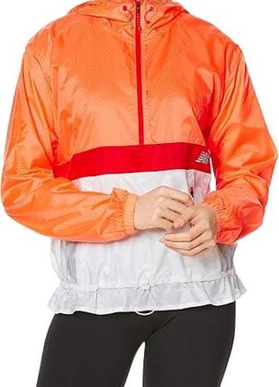 Women's jacket new balance fuel light weight м размер кофта ветровка анорак