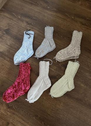 Нові шкарпетки в'язані теплі 36-383 фото