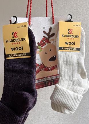 Носки женские шерсть качество люкс высокие турция