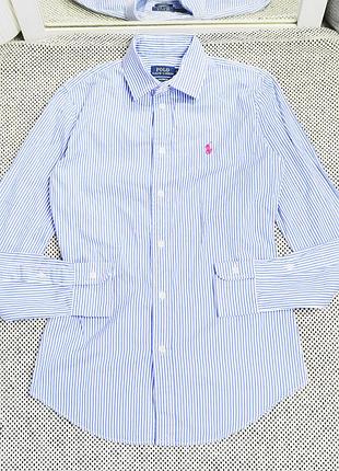 Смугаста приталена сорочка polo ralph lauren