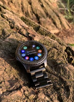 Samsung gear s3 frontier смарт часы годинник відмінний стан