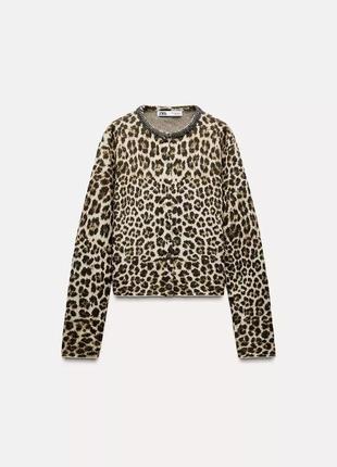 Жакет женский леопардовый zara new