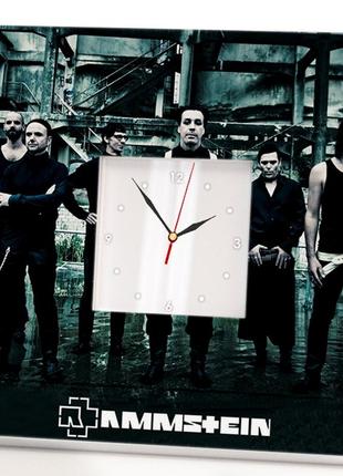 Часы "rammstein. рамштайн" подарок для фанатов метал музыки, музыкантов, украшение в бар, клуб, студ