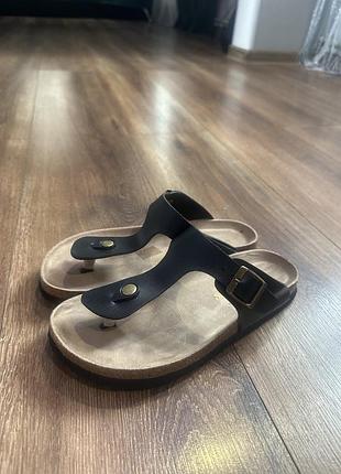Шлепанцы на пробковой подошве