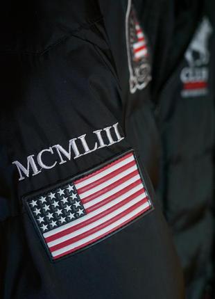 Зимова куртка geographical norway з капюшоном зима зимняя