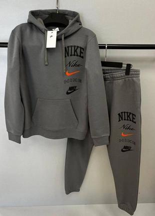 Мужской спортивный костюм теплый nike club