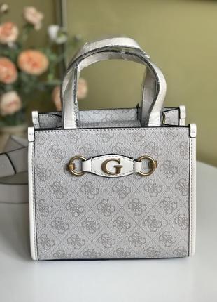 Сумка женская guess оригинал izzy 2 compartment mini tote гесс