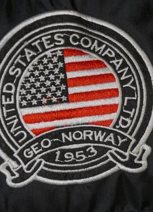 Зимова куртка geographical norway з капюшоном зима зимняя