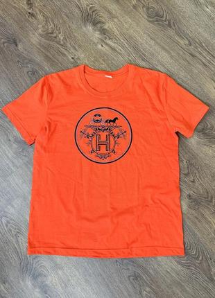 Футболка hermes эрмес оверсайз