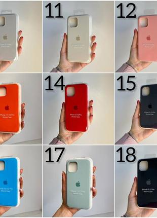 Чехол на iphone 12 12 pro  full silicone case открытая камера, закрытый низ2 фото