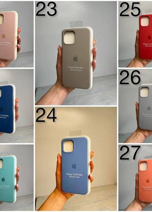 Чехол на iphone 12 pro max  full silicone case открытая камера, закрытый низ3 фото