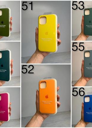 Чехол на iphone 12 pro max  full silicone case открытая камера, закрытый низ6 фото