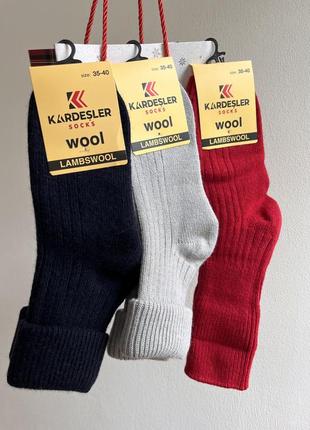 Супер теплі шкарпетки жіночі вовна ягня термо 35-406 фото