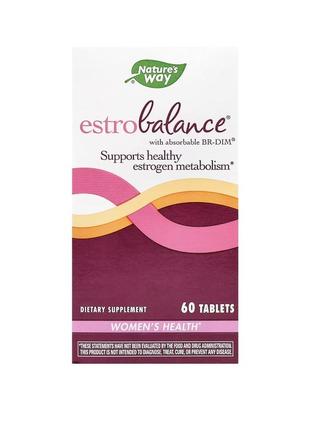 Natures way estrobalance® br-dim підтримка при менопаузі, 60 таблеток