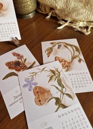 Календарь 2025 с бабочками (но.1)