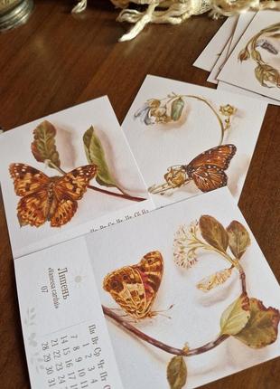 Календарь 2025 с бабочками (но.1)