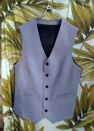 Жилет asos/светло-серый