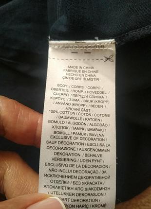 Футболка с крупной вышитой лого lauren ralph lauren черного цвета8 фото