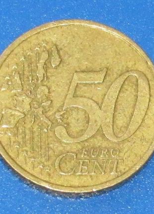 Монета 50 евроцентов, 2001 франция