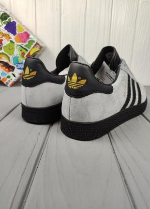 Кросівки adidas gazelle gray black3 фото