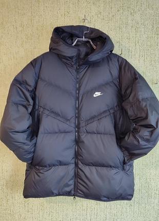 Пуховик nike storm-fit (l) колір чорний