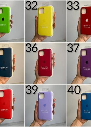 Чехол на iphone 11 pro  full silicone case открытая камера, закрытый низ4 фото