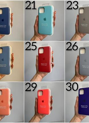 Чехол на iphone 11 pro  full silicone case открытая камера, закрытый низ3 фото