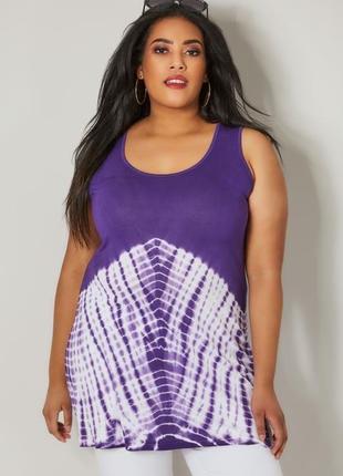 Фиолетовая туника большого размера