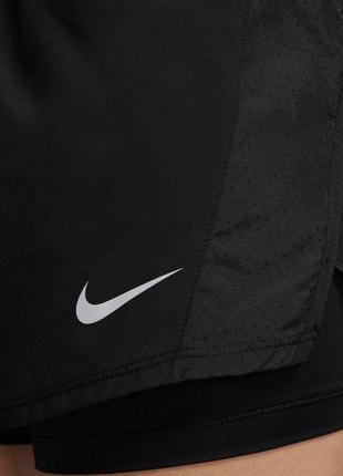 Nike running шорты с лосинами2 фото