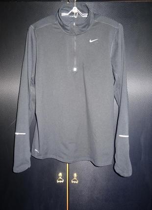 Лонгслив nike running dri fit мужской тренировочный спортивный м