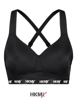 Hkml hunkemoller спортивный бюстгальтер без косточек 75 с, спортивный топ большая чашечка, топ для спорта