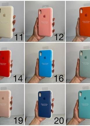 Чехол на iphone xs max  full silicone case открытая камера, закрытый низ2 фото