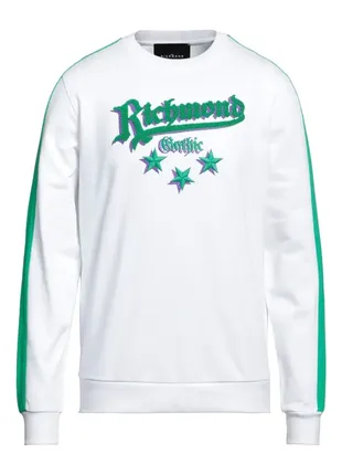 Оригинальный качественный свитшот кофта johnmond gothic white/green sweatshirt10 фото
