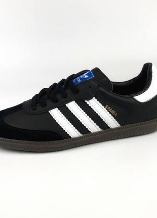adidas Graphic samba черно-белые
