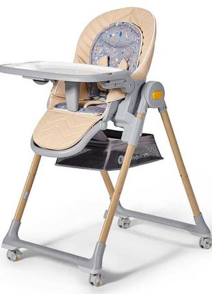Стілець для годування  kinderkraft lastree beige/wood