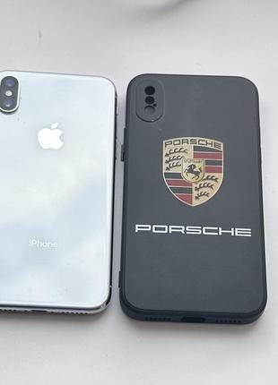 Iphone x 64 gb silver два чехла новых в подарок