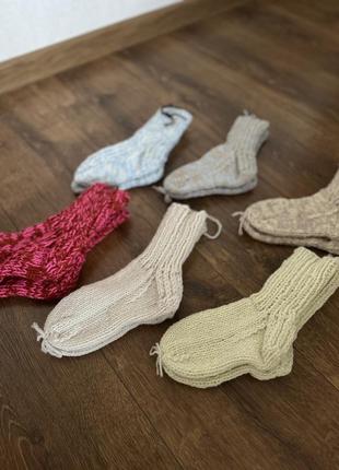 Стильні панчохи теплі шкарпетки вовняні гетри махрові