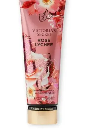 Лосьон для тела rose lychee 236ml victoria's secret2 фото