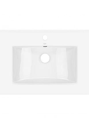 Раковина qtap albatross 700х460х180 white без донного клапана qt01113070cw