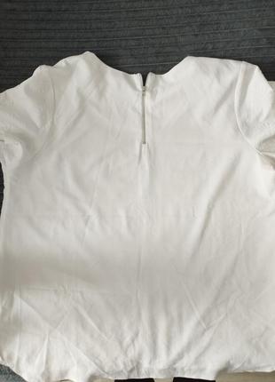 Белая блуза f&amp;f6 фото