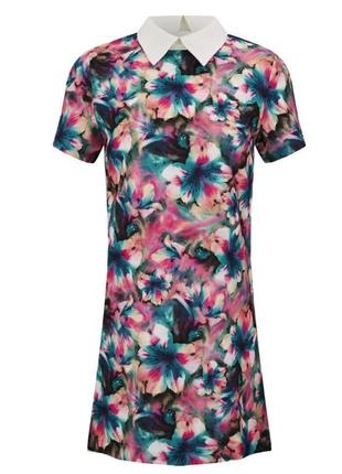 Актуальна сукня з комірцем квітковий принт літня бренд від glamours