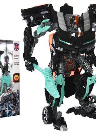 Трансформер 8820a 23см, робот-машинка, зброя, в коробці 30-36,5-12,5см
