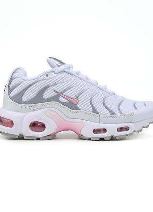Nike air max tn plus white grey pink