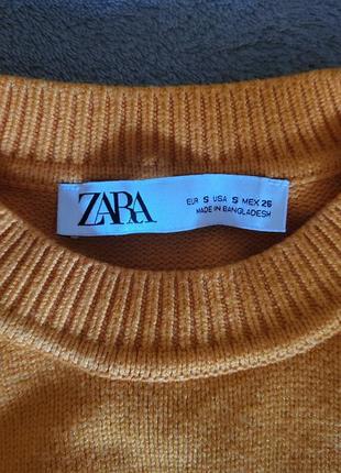 Оверсайз свитер zara s размер2 фото