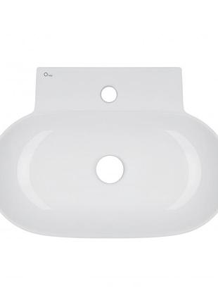 Раковина qtap cardinal 565х400х130 white qt0411k177wn