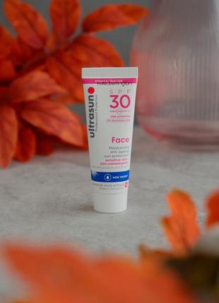 Антивозрастной солнцезащитный гель для лица ultrasun face