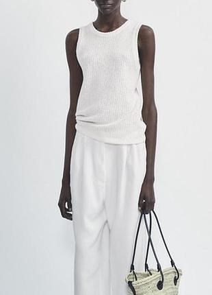 Майка топ вязан.р.s-m